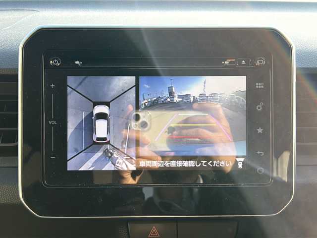 スズキ イグニス ハイブリッド MG 茨城県 2016(平28)年 6万km ネオンブルーM 純正メモリナビ/(地デジTV・CD・DVD・BT・ラジオ再生)/衝突軽減ブレーキ/コーナーセンサー/全方位カメラ/ETC/社外15inアルミホイール/純正フロアマット/リモコンキー/取扱説明書/保証書