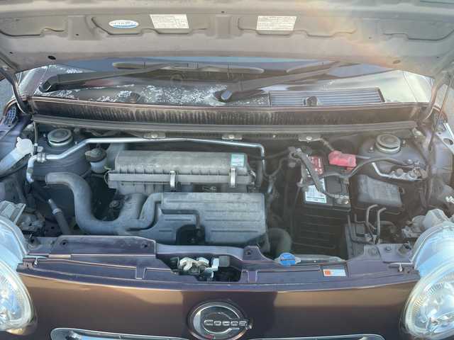 ダイハツ ミラ ココア プラスX 群馬県 2014(平26)年 7.4万km プラムブラウンクリスタルマイカ ルーフレール/パナソニックナビ/CD・DVD・SD・フルセグ/ETC/LEDヘッドライト/オートエアコン/取説・保証書/スペアキー