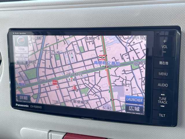 ダイハツ ミラ ココア プラスX 群馬県 2014(平26)年 7.4万km プラムブラウンクリスタルマイカ ルーフレール/パナソニックナビ/CD・DVD・SD・フルセグ/ETC/LEDヘッドライト/オートエアコン/取説・保証書/スペアキー