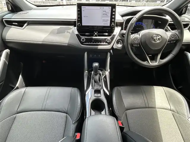 トヨタ カローラ クロス Z 兵庫県 2022(令4)年 1.6万km アティチュードブラックマイカ 純正ナビ（ＦＭ／ＡＭ／ＢＴ）　/モデリスタエアロ　/プッシュスタート/ステアリングリモコン/クルーズコントロール　/衝突軽減ブレーキ /パワーシート /バックカメラ /シートヒーター /オートマチックハイビーム /オートライト/レーンキープアシスト/ビルドインETC/前後ドライブレコーダー/電動リアゲート/スマートキー/純正フロアマット/LEDヘッドライト/コーナーセンサー/純正18アルミホイール