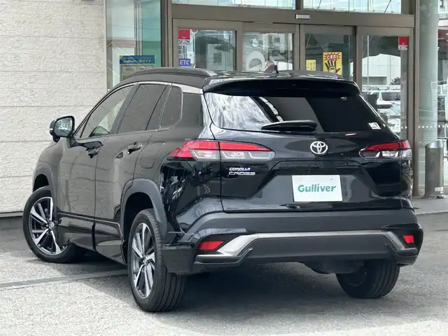 トヨタ カローラ クロス Z 兵庫県 2022(令4)年 1.6万km アティチュードブラックマイカ 純正ナビ（ＦＭ／ＡＭ／ＢＴ）　/モデリスタエアロ　/プッシュスタート/ステアリングリモコン/クルーズコントロール　/衝突軽減ブレーキ /パワーシート /バックカメラ /シートヒーター /オートマチックハイビーム /オートライト/レーンキープアシスト/ビルドインETC/前後ドライブレコーダー/電動リアゲート/スマートキー/純正フロアマット/LEDヘッドライト/コーナーセンサー/純正18アルミホイール