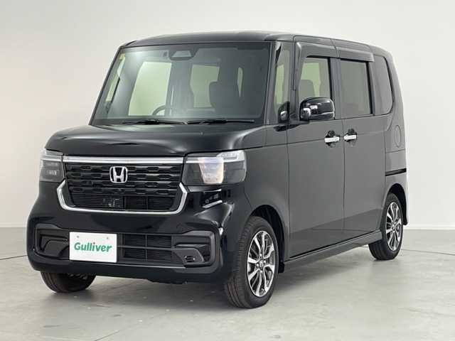 ホンダ Ｎ ＢＯＸ カスタム 愛知県 2023(令5)年 0.1万km クリスタルブラックパール 純正ナビ/パワースライドドア/バックカメラ/衝突軽減ブレーキ/純正14インチアルミホイール/フルセグTV/LEDヘッドライト/シートヒーター/プッシュスタート/電動格納ミラー/ETC