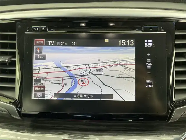 ホンダ オデッセイ アブソルート 大分県 2014(平26)年 9.5万km 黒 純正ディーラーナビ/・フルセグTV/・Bluetooth/・CD/・DVD/バックカメラ/両側パワースライドドア/ビルトインETC/フリップダウンモニター/クルーズコントロール/純正16インチアルミホイール/フォグライト/ステアリングリモコン/ハーフレザーシート/パドルシフト/LEDヘッドライト/プッシュスタート/スマートキー/電動格納ミラー/パワーウィンドウ/パワーステアリング