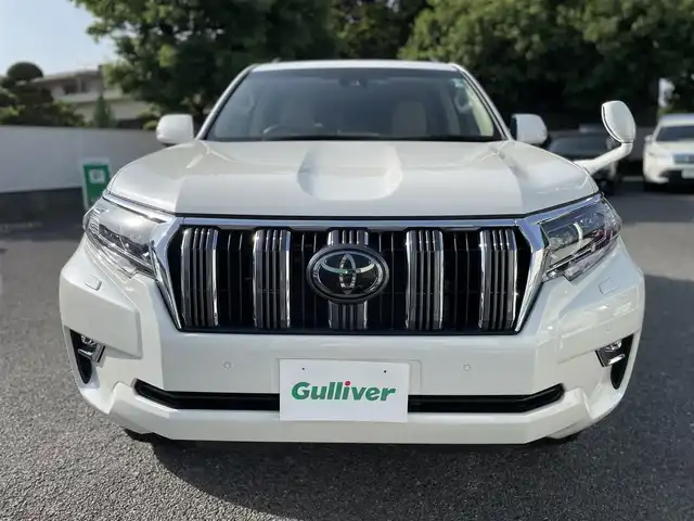 トヨタ ランドクルーザー プラド TX 東京都 2020(令2)年 2.2万km ホワイトパールクリスタルシャイン ワンオーナー/サンルーフ/ブラックルーフレール/純正メモリナビ（NSZT-Y68T）/バックカメラ/・フルセグTV/Bluetoothオーディオ/DVD/純正ドライブレコーダー（DRT-H68A）/Toyota Safety Sense/・プリクラッシュセーフティ/・レーンディパーチャーアラート/・オートマチックハイビーム/・レーダークルーズコントロール（ブレーキ制御付）/純正アルミホイール/純正フロアマット/保証書/取扱説明書/スペアキー