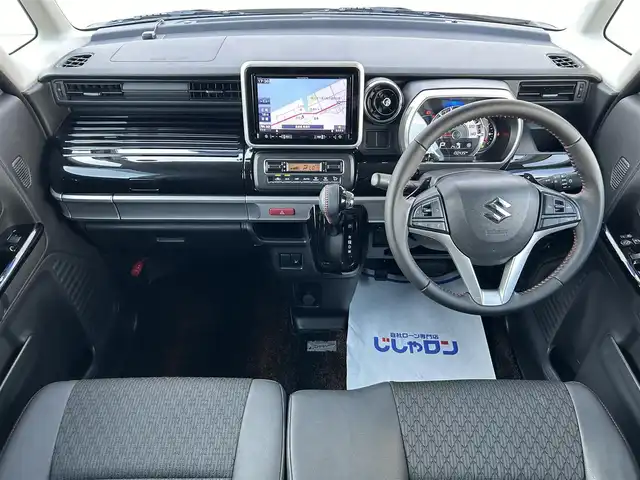 スズキ スペーシア カスタム HYBRID XS ターボ 長崎県 2019(平31)年 10.1万km ピュアホワイトP (株)IDOMが運営する【じしゃロン長崎店】の自社ローン専用車両になりますこちらは現金またはオートローンご利用時の価格です。自社ローンご希望の方は別途その旨お申付け下さい/両側パワースライドドア　/ナビ　/バックカメラ　/衝突被害軽減ブレーキ　/レーンアシスト　/シートヒーター　/ハーフレザーシート　/ＬＥＤヘッドライト/オートライト/フォグランプ　/ドラレコ　/パドルシフト　/コーナーセンサー　/アイドリングストップ