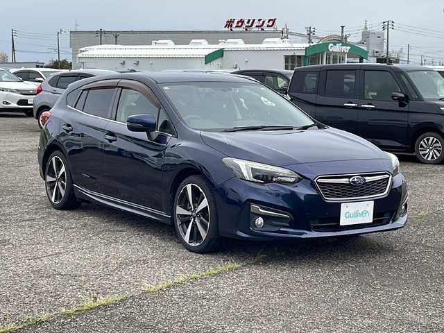 スバル インプレッサ スポーツ 2．0i－S アイサイト 新潟県 2016(平28)年 9.9万km ダークブルーパール 4WD/ETC/衝突被害軽減ブレーキ/レーンキープアシスト/レーダークルーズコントロール/パワーシート/パドルシフト/スマートキー/プッシュスタート/LEDヘッドライト/オートライト/フォグランプ/純正18インチアルミホイール