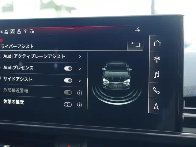 アウディ Ａ５ SB 35TDI Sライン 埼玉県 2021(令3)年 1.9万km ミトスブラックメタリック ブラックハーフレザーシート/アダプティブクルーズコントロール/バーチャルコックピット/CarPlay/パークセンサー/ブラインドスポットモニター/全周囲カメラ/純正ナビ/ドラレコ/ETC/置くだけ充電/前席シートヒーター