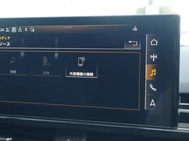 アウディ Ａ５ SB 35TDI Sライン 埼玉県 2021(令3)年 1.9万km ミトスブラックメタリック ブラックハーフレザーシート/アダプティブクルーズコントロール/バーチャルコックピット/CarPlay/パークセンサー/ブラインドスポットモニター/全周囲カメラ/純正ナビ/ドラレコ/ETC/置くだけ充電/前席シートヒーター