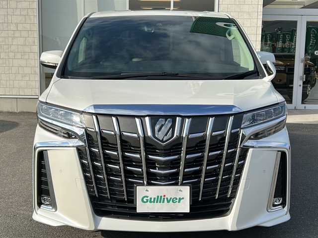 トヨタ アルファード S Cパッケージ 香川県 2019(令1)年 4.4万km ホワイトパールクリスタルシャイン 社外１０インチナビ/フリップダウンモニター/両側パワースライドドア/デジタルインナーミラー/ブラインドスポットモニター/パワーバックドア/3眼LED/ETC/バックカメラ/オートマチックハイビーム