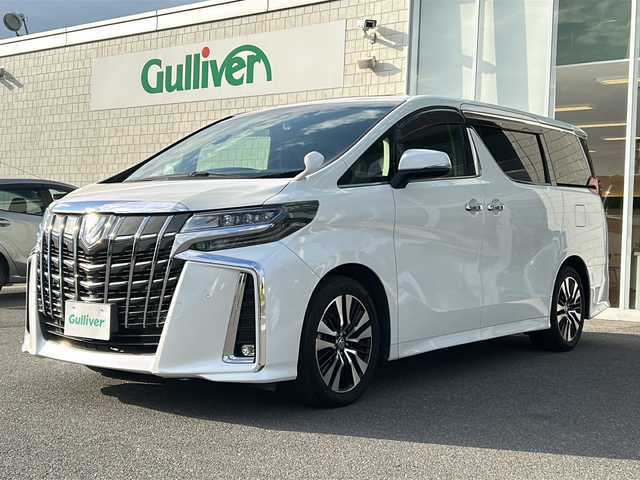 トヨタ アルファード S Cパッケージ 香川県 2019(令1)年 4.4万km ホワイトパールクリスタルシャイン 社外１０インチナビ/フリップダウンモニター/両側パワースライドドア/デジタルインナーミラー/ブラインドスポットモニター/パワーバックドア/3眼LED/ETC/バックカメラ/オートマチックハイビーム