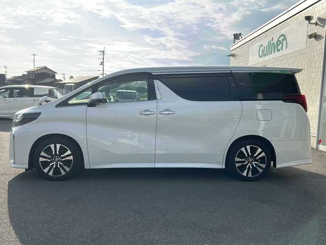 トヨタ アルファード S Cパッケージ 香川県 2019(令1)年 4.4万km ホワイトパールクリスタルシャイン 社外１０インチナビ/フリップダウンモニター/両側パワースライドドア/デジタルインナーミラー/ブラインドスポットモニター/パワーバックドア/3眼LED/ETC/バックカメラ/オートマチックハイビーム