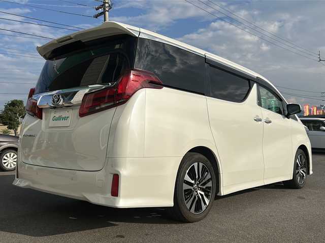 トヨタ アルファード S Cパッケージ 香川県 2019(令1)年 4.4万km ホワイトパールクリスタルシャイン 社外１０インチナビ/フリップダウンモニター/両側パワースライドドア/デジタルインナーミラー/ブラインドスポットモニター/パワーバックドア/3眼LED/ETC/バックカメラ/オートマチックハイビーム