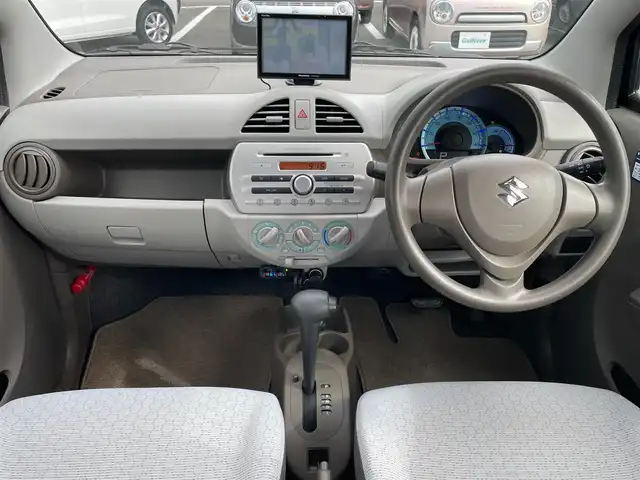 スズキ アルト エコ L 鳥取県 2014(平26)年 3.9万km アーバンブラウンパールメタリック ワンオーナー/社外ポータブルナビ/ワンセグ/純正CDオーディオ/アイドリングストップ/キーレスキー/純正ホイールキャップ/純正フロアマット/ドアバイザー/盗難防止装置/エアコン/スタットレスアルミセット積込/（タイヤ残溝　６部山）