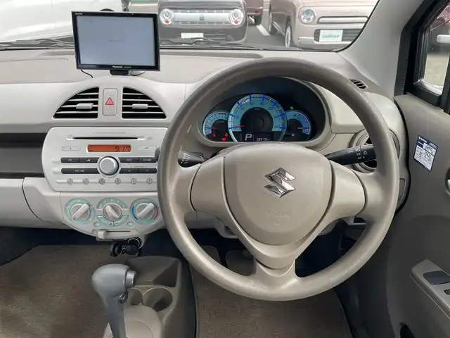 スズキ アルト エコ L 鳥取県 2014(平26)年 3.9万km アーバンブラウンパールメタリック ワンオーナー/社外ポータブルナビ/ワンセグ/純正CDオーディオ/アイドリングストップ/キーレスキー/純正ホイールキャップ/純正フロアマット/ドアバイザー/盗難防止装置/エアコン/スタットレスアルミセット積込/（タイヤ残溝　６部山）