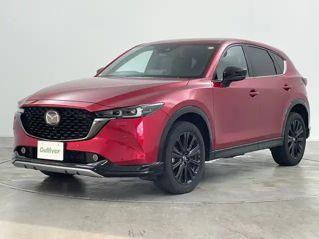 マツダ ＣＸ－５ XD スポーツアピアランス 群馬県 2022(令4)年 3.5万km ソウルレッドクリスタルM 純正１０．２５型ナビ　全周囲カメラ　衝突被害軽減ブレーキ　レザーシート　置くだけ充電器　パドルシフト　電動リアゲート　ヘッドアップディスプレイ　アイドリングストップ　ETC シートヒーター　禁煙車