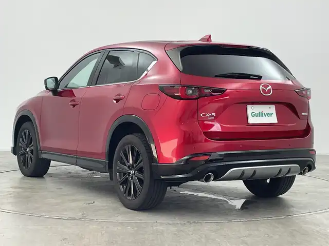 マツダ ＣＸ－５ XD スポーツアピアランス 群馬県 2022(令4)年 3.5万km ソウルレッドクリスタルM 純正１０．２５型ナビ　全周囲カメラ　衝突被害軽減ブレーキ　レザーシート　置くだけ充電器　パドルシフト　電動リアゲート　ヘッドアップディスプレイ　アイドリングストップ　ETC シートヒーター　禁煙車