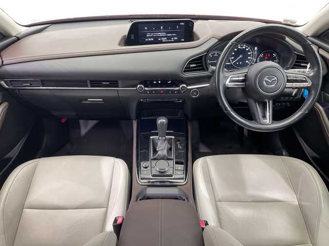 マツダ ＣＸ－３０ XD Lパッケージ 栃木県 2021(令3)年 3.2万km ソウルレッドクリスタルM 純正ナビ/(CD/DVD/フルセグTV/Bluetooth/USB/HDMI)/360°セーフティパッケージ/アラウンドビューモニター/禁煙車/ETC/全方位カメラ/純正アルミホイール/純正フロアマット/レーンキープアシスト/クルーズコントロール/白革シート/シートヒーター/パワーシート/パドルシフト/スーパーＵＶカットガラス（フロントドア）/ＩＲカットガラス（フロントガラス／フロントドア）/衝突軽減システム/盗難防止用装置/横滑り防止装置
