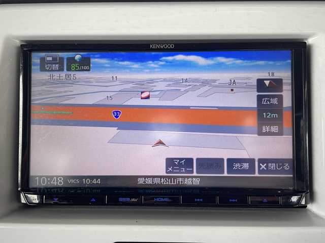 スズキ ハスラー G 愛媛県 2018(平30)年 7.9万km サマーブルーM 社外ナビ/ドライブレコーダー/衝突軽減システム/横滑り防止装置/レーンキープアシスト/ワンセグテレビ/ＥＴＣ/純正フロアマット/純正アルミホイール/スマートキー
