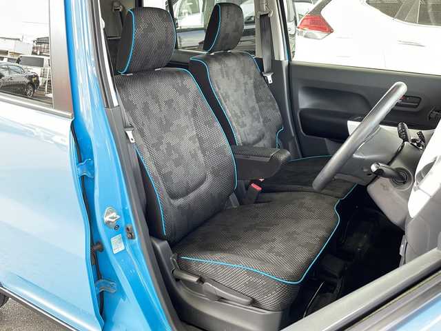 スズキ ハスラー G 愛媛県 2018(平30)年 7.9万km サマーブルーM 社外ナビ/ドライブレコーダー/衝突軽減システム/横滑り防止装置/レーンキープアシスト/ワンセグテレビ/ＥＴＣ/純正フロアマット/純正アルミホイール/スマートキー