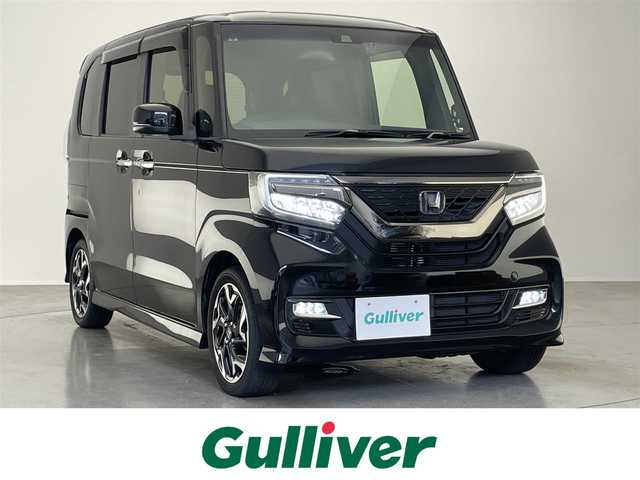 ホンダ Ｎ ＢＯＸ カスタム G L ターボ ホンダセンシング 愛知県 2018(平30)年 5万km クリスタルブラックパール 純８型ナビ　フルセグＴＶ　Ｂｌｕｅｔｏｏｔｈ　バックカメラ　両側電動スライドドア　ホンダセンシング　衝突軽減　追従クルコン　ＥＴＣ　ドラレコ　ＬＥＤヘッドライト　シートヒーター　黒ハーフレザー　禁煙車