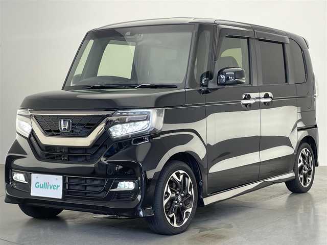 ホンダ Ｎ ＢＯＸ カスタム G L ターボ ホンダセンシング 愛知県 2018(平30)年 5万km クリスタルブラックパール 純８型ナビ　フルセグＴＶ　Ｂｌｕｅｔｏｏｔｈ　バックカメラ　両側電動スライドドア　ホンダセンシング　衝突軽減　追従クルコン　ＥＴＣ　ドラレコ　ＬＥＤヘッドライト　シートヒーター　黒ハーフレザー　禁煙車