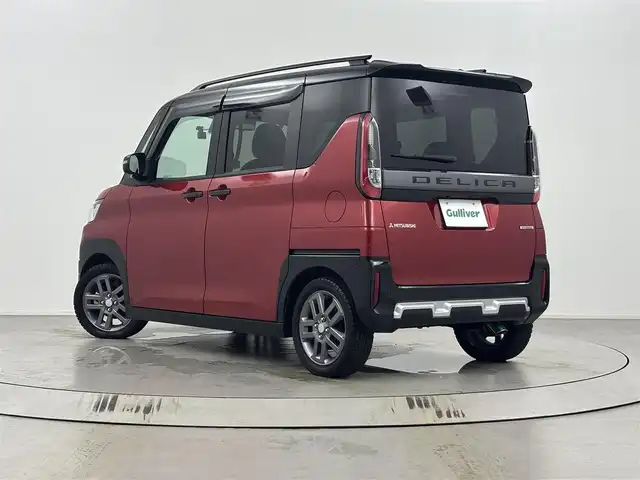 三菱 デリカミニ G プレミアム 埼玉県 2024(令6)年 1.4万km アメジストブラック/レッドM 〇ツートンカラー/マイパイロット/社外ナビ(AVIC-RW812)/ CD/DVD/フルセグTV/Bluetooth/HDMI/アラウンドビューモニター/デジタルルームミラー/両側パワースライドドア/電動パーキングブレーキ/ブレーキオートホールド/ステアリングヒーター/シートヒーター/ブラックルーフレール/プラズマクラスター付きサーキュレーター/クリアランスソナー/ETC/純正15インチアルミホイール/助手席側シートバックテーブル/後席ロールサンシェード/革巻きステアリング/ステアリングスイッチ