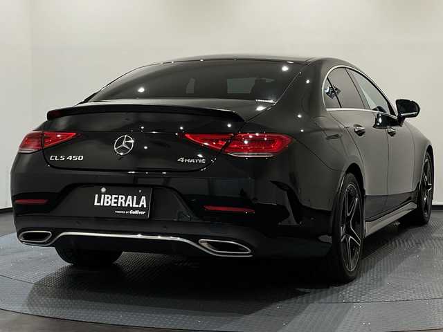 メルセデス・ベンツ ＣＬＳ４５０ 4マチック スポーツ 新潟県 2019(平31)年 3.9万km オブシディアンブラック オプション装備/パナメリカーナグリル/エクスクルーシブパッケージ/・アクティブマルチコントロールシート/・ドライビングダイナミックシート、リラクゼーション機能/・ナッパレーザー/・シートベンチレーター/・アクティブマルチコントロールシートバック/・ヘッドアップディスプレイ/・Brumesterサラウンドシステム/・ガラス・スライディングルーフ/標準装備/HDDナビ【BT/フルセグ/USB/SDカードスロット】/AppleCarPlay、AndroidAuto/ETC2.0/レーダーセーフティパッケージ/・ディスタンスアシスト・ディストロニック/・ステアリングアシスト/・レーンチェンジングアシスト/・エマージェンシーストップアシスト/・ブラインドスポットアシスト/・レーンキーピングアシスト/アダプティブブレーキ(ホールド、ヒルスタート)/アダプティブハイビームアシスト・プラス/360°カメラ/パークトロニック/アクティブパーキングアシスト/パドルシフト/アンビエントライト/フットトランクオープナー/シートヒーター、ベンチレーター
