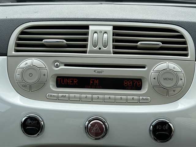 フィアット ５００Ｃ 1．4 16V ラウンジ 岐阜県 2010(平22)年 5.4万km 白 ガラスルーフ/純正オーディオ/社外デジタルインナーミラー/前後ドライブレコーダー/キーレス