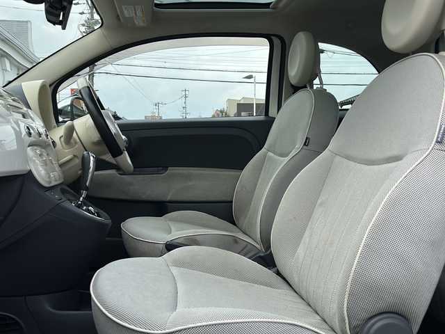 フィアット ５００Ｃ 1．4 16V ラウンジ 岐阜県 2010(平22)年 5.4万km 白 ガラスルーフ/純正オーディオ/社外デジタルインナーミラー/前後ドライブレコーダー/キーレス