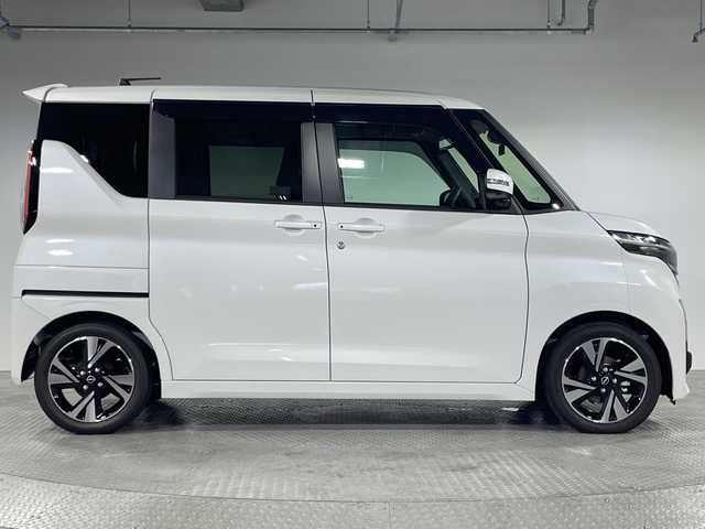 日産 ルークス ハイウェイスター Gターボ 神奈川県 2024(令6)年 0.1万km ホワイトパール 社外7インチナビ【MDV-S710】/(CD/DVD/Bluetooth/フルセグTV)/アラウンドビューモニター/両側パワースライドドア/コーナーセンサー/ビルトインETC/前後ドライブレコーダー/プロパイロット/防眩ミラー/アイドリングストップ/ライトレベライザー/ステアリングスイッチ/シートリフター/電格ミラー/ウィンカーミラー/LEDヘッドライト/フォグランプ/フロアマット/ドアバイザー/Wエアバッグ/ABS/スマートキー