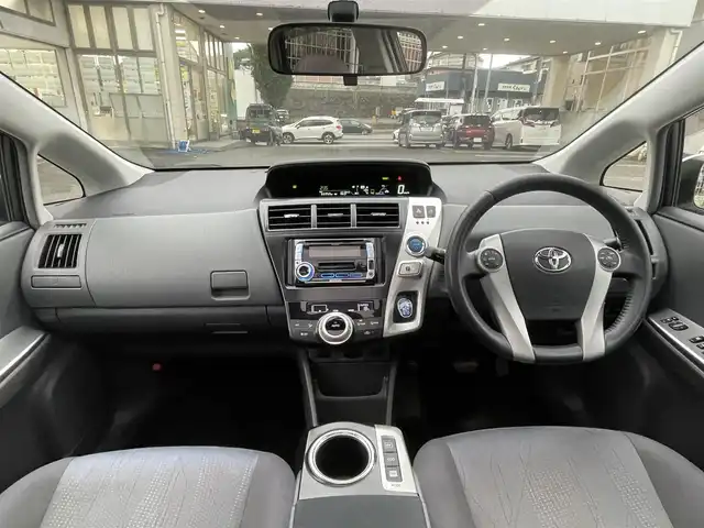 トヨタ プリウス α G ツーリングセレクション 宮城県 2011(平23)年 6.7万km ホワイトパールクリスタルシャイン ワンオーナー/社外オーディオ/（ＦＭ／ＡＭ／ＣＤ／ＡＵＸ／ＵＳＢ）　/パノラマルーフ　/クルーズコントロール　/オートライト　/スマートキー　/プッシュスタート　/ＥＴＣ/スタッドレスタイヤ社外AW/(215/50R17)