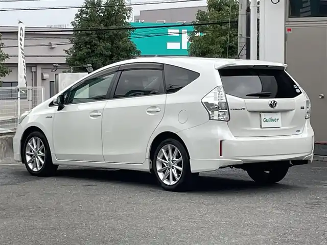 トヨタ プリウス α G ツーリングセレクション 宮城県 2011(平23)年 6.7万km ホワイトパールクリスタルシャイン ワンオーナー/社外オーディオ/（ＦＭ／ＡＭ／ＣＤ／ＡＵＸ／ＵＳＢ）　/パノラマルーフ　/クルーズコントロール　/オートライト　/スマートキー　/プッシュスタート　/ＥＴＣ/スタッドレスタイヤ社外AW/(215/50R17)