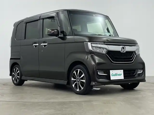 ホンダ Ｎ ＢＯＸ カスタム G L ホンダセンシング 鹿児島県 2019(平31)年 3.5万km プレミアムグラマラスブロンズP 純正ナビ　/（フルセグ/Ｂｌｕｅｔｏｏｔｈ/CD/DVD/FM/AM)　/アダプティブクルーズコントロール　/バックカメラ　/ドライブレコーダー　/ＥＴＣ　/リアサンシェード　/純正フロアマット　/コーナーセンサー　/ドアバイザー　/オートライト/LEDヘッドライト/片側パワースライドドア/AAC/スマートキー