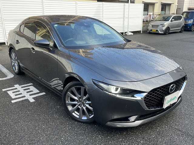 マツダ マツダ３セダン XD Lパッケージ 広島県 2019(令1)年 3.9万km マシーングレープレミアムM /登録時走行距離/　　　　　　　38317キロ/ワンオーナー/i-stop/純正ナビ/全方位モニター/地デジ/黒革シート/シートヒーター/ステアヒーター/クルーズコントロール/HUD/スペアキー×１/ビルトインETC/新車時整備手帳/　　【保証書】/取扱説明書/