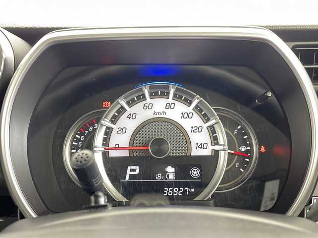 スズキ スペーシア カスタム HYBRID GS 千葉県 2018(平30)年 3.7万km ブルーイッシュブラックパール3 セーフティサポート/・デュアルセンサーブレーキ/・誤発進抑制機能/・車線逸脱警報/・先行車発進お知らせ機能/・ふらつき警報機能/・ハイビームアシスト/社外８インチメモリーナビ/・フルセグTV/・Bluetooth接続/左側パワースライドドア/LEDヘッドライト/全方位カメラ/スマートキー/プッシュスタート