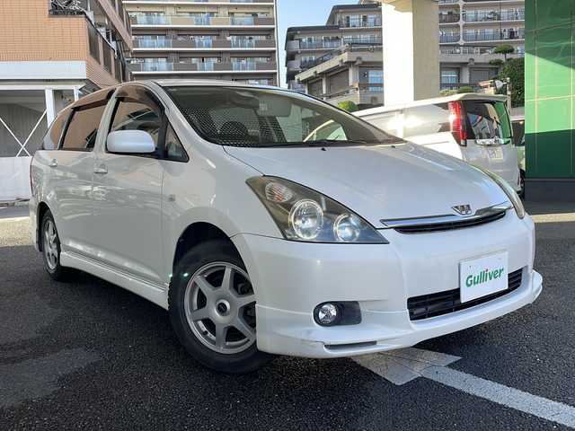 トヨタ ウィッシュ X Sパッケージ 大阪府 2004(平16)年 13万km ホワイトパールクリスタルシャイン カロッツェリア パイオニア /FH-P66MD/FM/AM/CD/MD/オートエアコン/オートライト/フォグランプ/ETC/取扱説明書/保証書