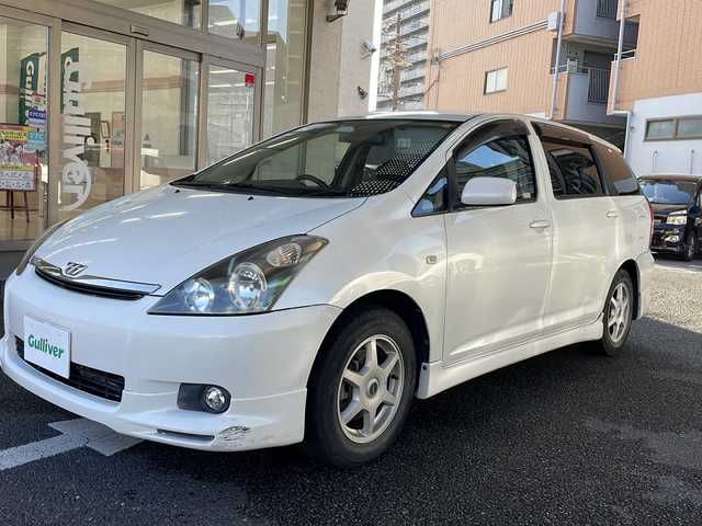トヨタ ウィッシュ X Sパッケージ 大阪府 2004(平16)年 13万km ホワイトパールクリスタルシャイン カロッツェリア パイオニア /FH-P66MD/FM/AM/CD/MD/オートエアコン/オートライト/フォグランプ/ETC/取扱説明書/保証書