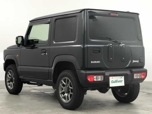 スズキ ジムニー XC 愛知県 2021(令3)年 3.8万km ブルーイッシュブラックパール3 純正7インチナビ/（CD/DVD/BT/フルセグ）/ETC/前席シートヒーター/背面用タイヤ車載/衝突軽減システム/車線逸脱警報/クルーズコントロール/ステアリングスイッチ/ドアバイザー/フォグランプ/4WD/ダウンヒルアシスト/ヘッドライトウォッシャー/ヒーテッドドアミラー/純正AW/純正フロアラバーマット/本革巻ステアリング