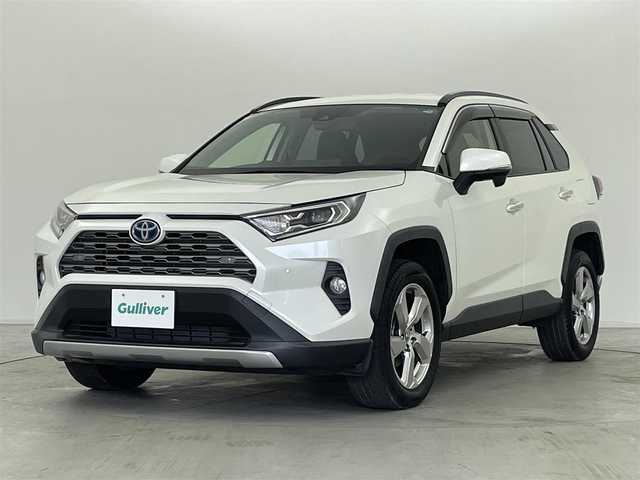 トヨタ ＲＡＶ４ ハイブリッドG 群馬県 2020(令2)年 5.1万km ホワイトパールクリスタルシャイン デジタルインナーミラー　（前後方録画機能付）/＝＝＝＝/純正9インチナビ（NSZT-Y68T)/・CD/DVD/SD/Bluetooth/フルセグTV/バックカメラ /Toyota Safety Sense/・プリクラッシュセーフティ/・レーントレーシングアシスト/・レーダークルーズコントロール/・オートマチックハイビーム/・ロードサインアシスト/・先行車発進告知機能/・パーキングサポートブレーキ（前後方静止物）/・パーキングサポートブレーキ（後方接近車両）＋ブラインドスポットモニター/合皮シート/パワーシート /シートポジションメモリー/シートヒーター /ハンズフリーパワーバックドア/ビルトインETC/スマートキー /プッシュスタート