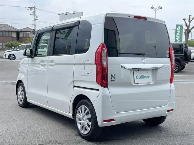 ホンダ Ｎ ＢＯＸ G L ターボ ホンダセンシング 愛媛県 2020(令2)年 4.7万km プラチナホワイトパール 純正7インチナビ(Bluetooth/CD)/ETC/レーダークルーズコントロール/両側パワースライドドア/パドルシフト/前席シートヒーター/前後ドライブレコーダー/純正フロアマット/アイドリングストップ/レーンキープアシスト/コーナーセンサー/オートLEDヘッドライト/横滑り防止装置/盗難防止装置/衝突軽減装置/カーテンエアバッグ/ABS