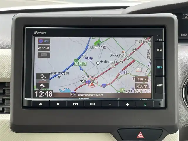 ホンダ Ｎ ＢＯＸ G L ターボ ホンダセンシング 愛媛県 2020(令2)年 4.7万km プラチナホワイトパール 純正7インチナビ(Bluetooth/CD)/ETC/レーダークルーズコントロール/両側パワースライドドア/パドルシフト/前席シートヒーター/前後ドライブレコーダー/純正フロアマット/アイドリングストップ/レーンキープアシスト/コーナーセンサー/オートLEDヘッドライト/横滑り防止装置/盗難防止装置/衝突軽減装置/カーテンエアバッグ/ABS