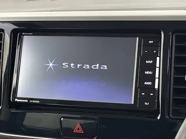 日産 デイズ ルークス ハイウェイスター Xターボ 新潟県 2019(令1)年 7.9万km ホワイトパール ４ＷＤ　/社外ＳＤナビ　/全方位カメラミラー /左側電動ドア　/フルセグＴＶ　/衝突軽減装置　/オートハイビーム　/横滑り防止装置　/革巻きステアリング　/オートライト　/アイドリングストップ　/スマートキー /エンジンスターター