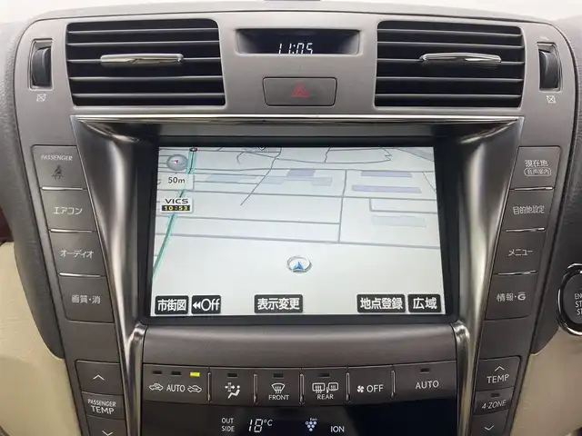 レクサス ＬＳ 460 バージョンU 群馬県 2006(平18)年 8.5万km ホワイトパールクリスタルシャイン マークレビンソン　プレミアムオーディオ/サンルーフ/－－－－－－－－－－－－/純正HDDメーカーナビ/・CD/DVD/MD/MSV(HDD)/フルセグTV/－－－－－－－－－－－－/サンルーフ　マークレビンソン　純正メーカーＨＤＤナビ　バックカメラ　ベージュ本革シート　シートベンチレーション　ステアリングヒーター　ＥＴＣ　追従クルーズ　ＬＫＡ　ＰＣＳ　電動サンシェード　　禁煙車