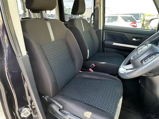 トヨタ ルーミー カスタムG－T 東京都 2021(令3)年 1.8万km 紺Ｍ ナビゲーション　/フルセグテレビ１　/ＣＤ　/ＡＵＸ接続　/ブルートゥース接続　/バックカメラ　/ETC/ドライブレコーダー/スマートキー/衝突軽減ブレーキ　/車線逸脱警報　/アイドリングストップ　/両側パワースライドドア　/シートヒーター　/保証書　/取扱説明書/整備手帳