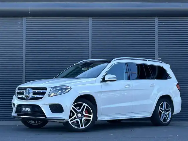 メルセデス・ベンツ ＧＬＳ３５０ｄ 4マチックスポーツ 茨城県 2016(平28)年 5.5万km ダイヤモンドホワイト パノラマSR /harman/kardon /360度カメラ /RSP /ACC /LKA /BSA /黒革 /全席シ-トヒ-タ- /M付PWシ-ト /PWテ-ルゲ-ト /保温・保冷機能付きカップホルダ- /ナビ /12セグ /BT /USB /CarPlay /LED /パドルシフト /ETC /前後ドラレコ /禁煙車