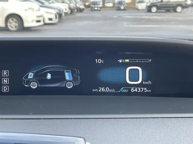 トヨタ プリウス S ツーリングセレクション 青森県 2016(平28)年 6.5万km アティチュードブラックマイカ ワンオーナー/ディーラー純正SDナビ（DSZT-YC4T）/　CD、DVD、SD、BT/フルセグTV/ビルトインETC/レザーシート/シートヒーター（D、N）/バックカメラ/社外15インチAWスタッドレスタイヤ/純正17インチAWサマータイヤ車載/寒冷地仕様/LEDヘッドライト/説明書/保証書/スペアキー×１