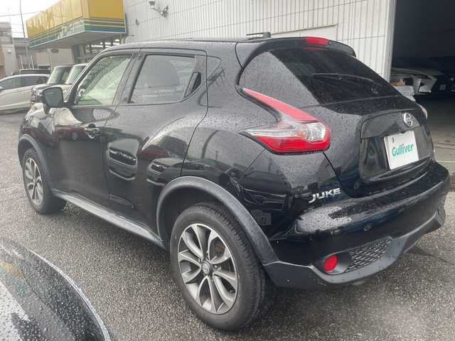 日産 ジューク 16GT 神奈川県 2016(平28)年 4.7万km スーパーブラック 純正SDナビ/スペアキー×１/ETC/前方ドラレコ/純正フロアマット/バックカメラ/オートライト/電動格納ミラー/プッシュスタート