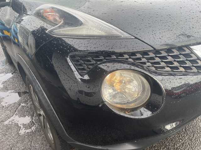 日産 ジューク 16GT 神奈川県 2016(平28)年 4.7万km スーパーブラック 純正SDナビ/スペアキー×１/ETC/前方ドラレコ/純正フロアマット/バックカメラ/オートライト/電動格納ミラー/プッシュスタート