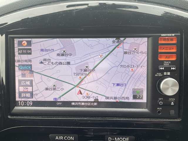 日産 ジューク 16GT 神奈川県 2016(平28)年 4.7万km スーパーブラック 純正SDナビ/スペアキー×１/ETC/前方ドラレコ/純正フロアマット/バックカメラ/オートライト/電動格納ミラー/プッシュスタート