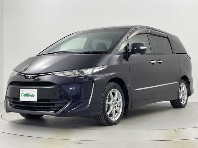 トヨタ エスティマ アエラス プレミアム 奈良県 2016(平28)年 2.4万km スパークリングブラックパールクリスタルシャイン 純正ナビ（ＮＳＺＴ－Ｗ６６Ｔ）　/バックカメラ　/Ｂｌｕｅｔｏｏｔｈ　/フルセグＴＶ　/CD/DVD /トヨタセーフティセンス/プリクラッシュセーフティ　/レーンディパーチャーアシスト　/オートハイビーム　/クルーズコントロール　/ハーフレザー　/運転席パワーシート　/ＥＴＣ　/オートエアコン/オートライト/プッシュスタート/ウィンカーミラー